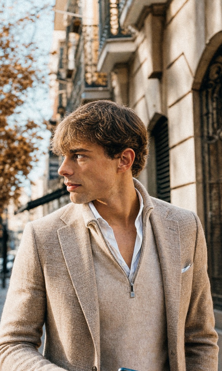 Ibai Pérez, CEO de El Presagio, en una calle de Madrid